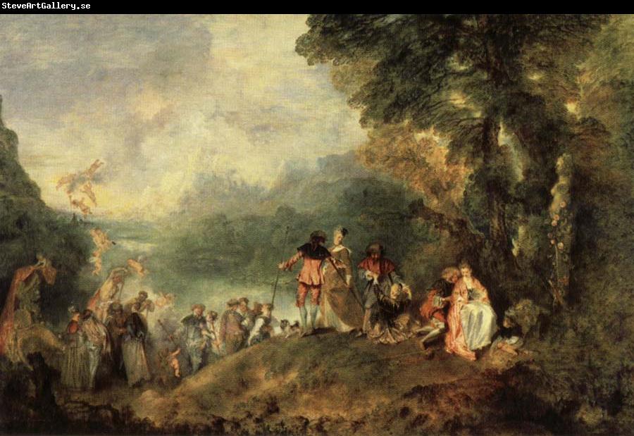 Jean-Antoine Watteau Embarkation from Cythera